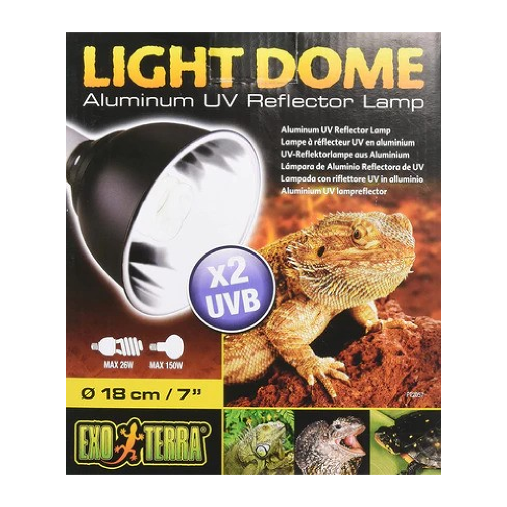 Exo Terra Light Dome UV Reflector Lamp 18cm