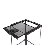 Wacool Mini Glass Reptile Terrarium 21x21x30cm
