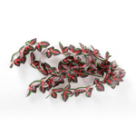 Wacool Folium Perillae Leaves Tiffany Artificial Terrarium Plant