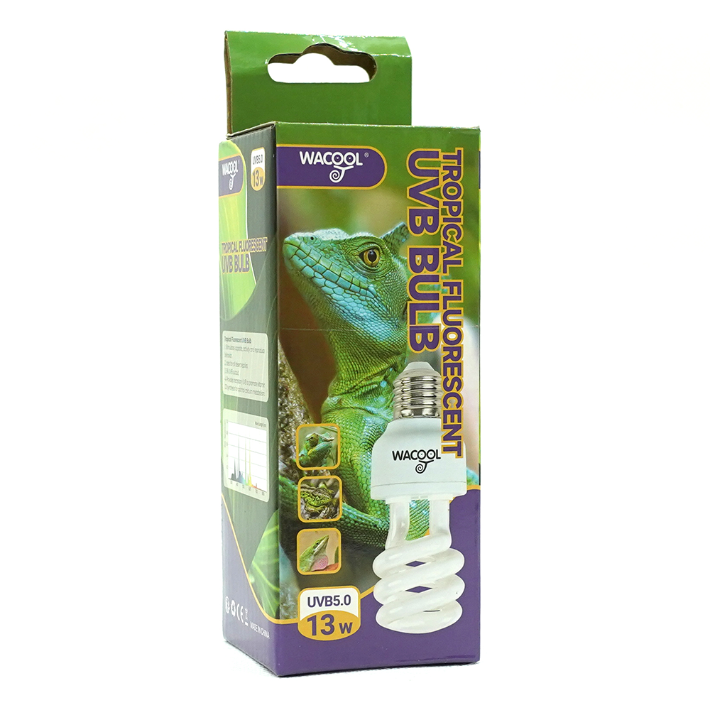 Wacool Tropical (UVB5.0) Fluorescent UVB Bulb 13W