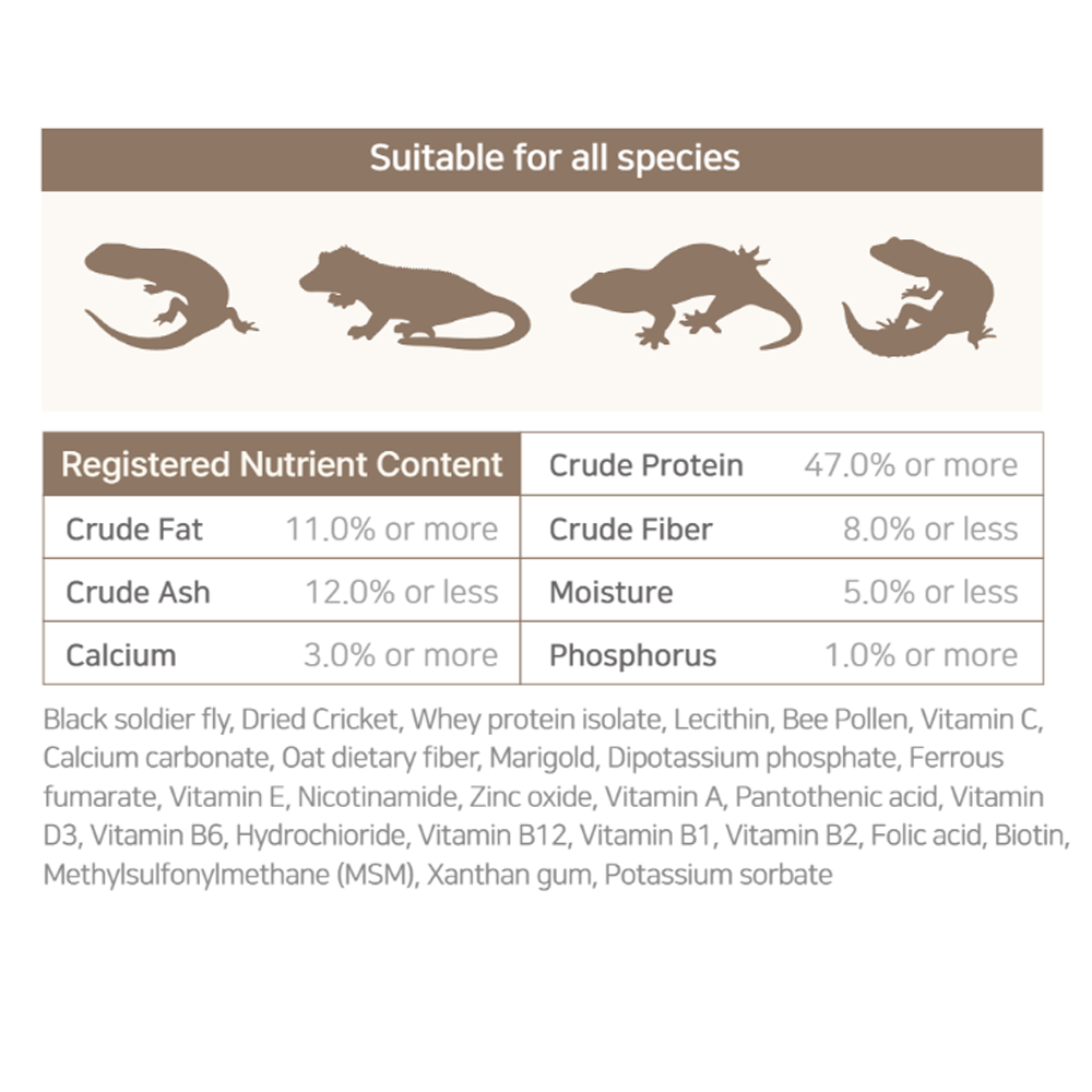 Vital Meal Cricket Gecko Food 50g