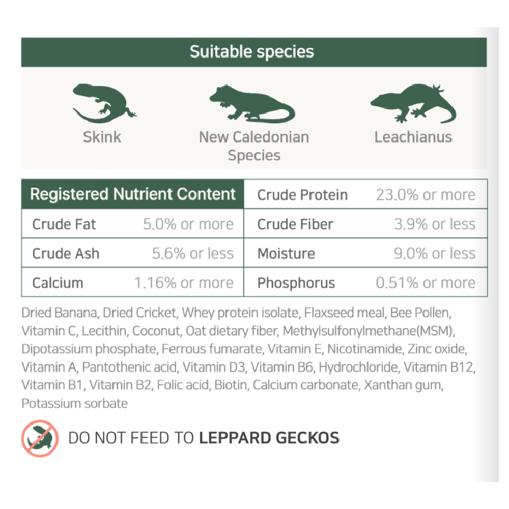 Vital Meal Insect Gecko Food 50g