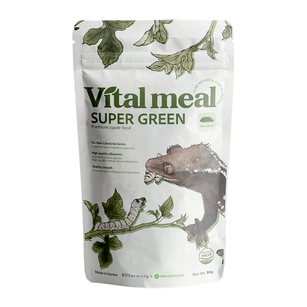 Vital Meal Super Green with added Silkworms Gecko Food 50g