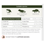 Vital Meal Super Green with added Silkworms Gecko Food 50g